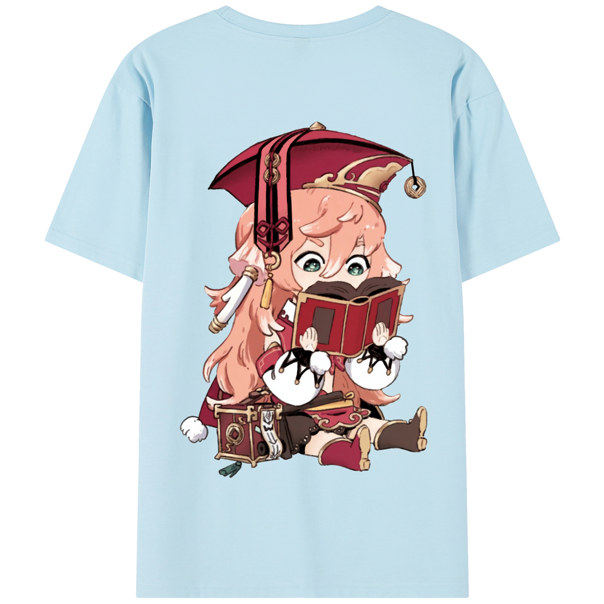 げんし神 ヤンフェイ genshin Yanfei 綿100％半袖Tシャツ（背面プリント）